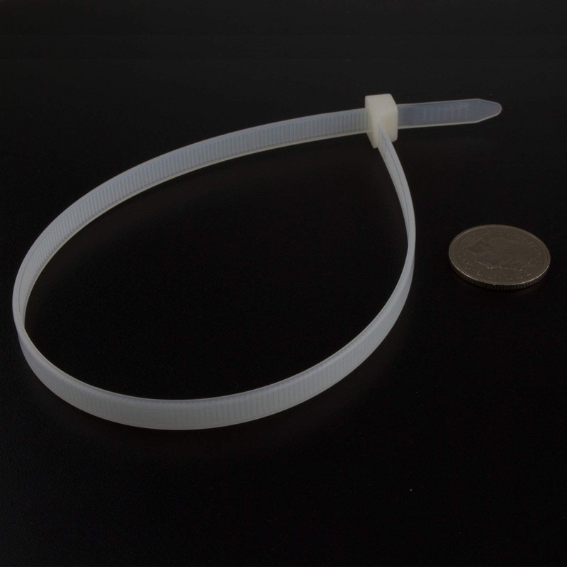 enTie Natural White Cable Ties 7.6 mm x 370 mm