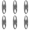 6PCS Anti Theft Luggage Locks S Clips Small Lock, for