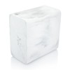 Essentra Home Marble Rectangular Trash Can for Home Office, Bedroom,