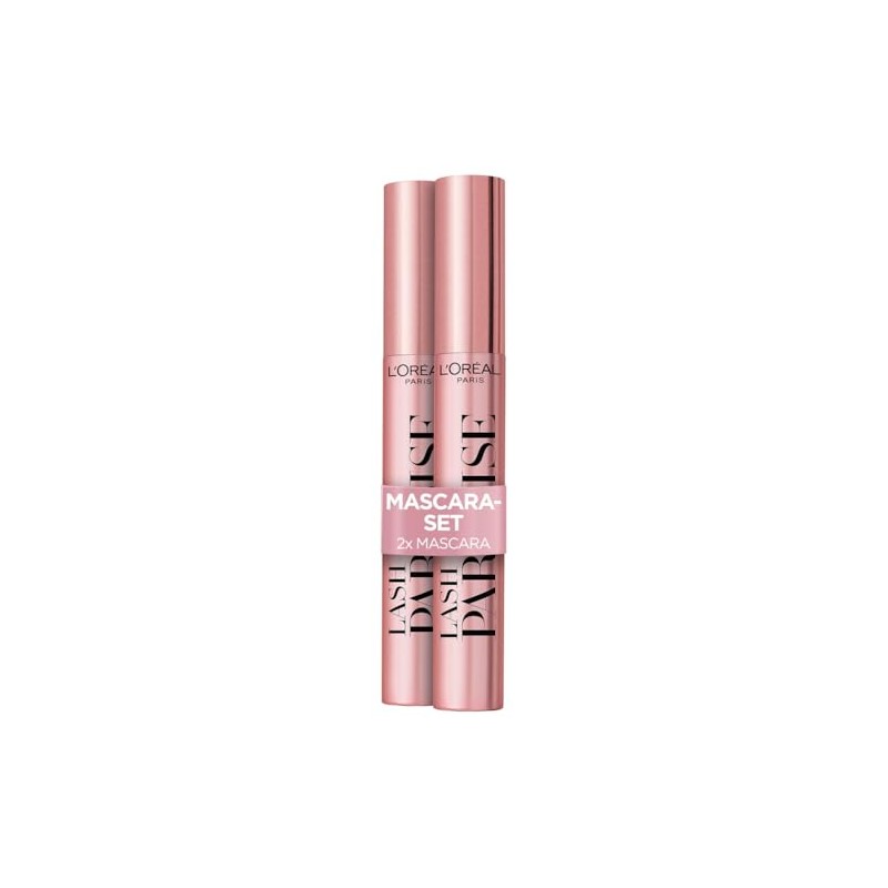 L'Oréal Paris Mascara Twin Pack, Black Mascara for Length and