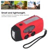 QQT088 ABS Solar Energy Emergency Multifunction Hand Crank Radio Support