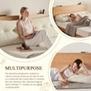 DANGHOOGY Headboard Pillow Queen, Large Triangular Wedge Headboard Pillow for