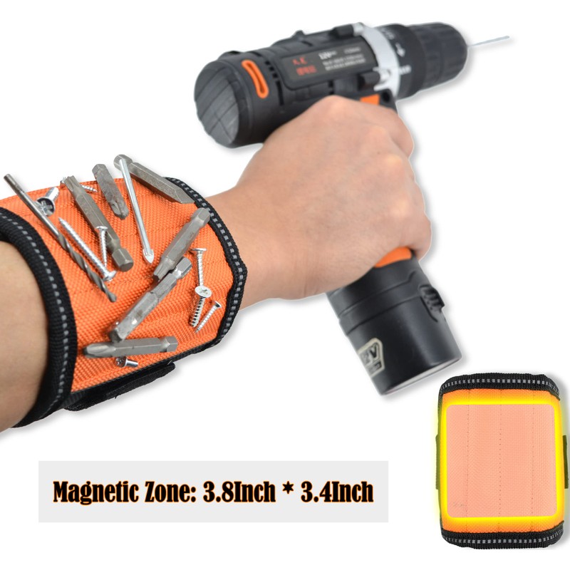 3-In1 Drill Holster Set w/Strong Magnetic Wristband & Solid 2