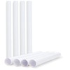 16 White Radiator Pipe Covers - Snap on 19.5cm PVC