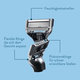 Harry's Wet Razor for Men - Shaving Set with Orange Handle, 3 Replacement Razor Blades Razor, Razor Blades, Razor Blades for Men, Razor Blades Men, Wet Razor Blades