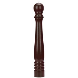 Wood Pepper Mill Hotel Salt Pepper Mill Large 20" Super Big Oak Wooden Salt and Pepper Stainless Steel Core 20 inches Manual Pepper Grinder (Black Walnut)