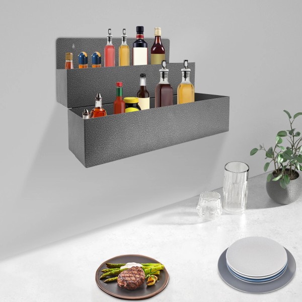 OCASAMI 2 Tiers Wine Rack Wall Mounted Wine Bottle Rack