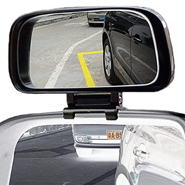 KEWAYO Blind Spot Mirrors, [Fits Car Mirror Frame Thickness Less than 5MM ONLY], Adjustable Car Auxiliary Wide Angle Side Rearview Mirror for Cars SUV