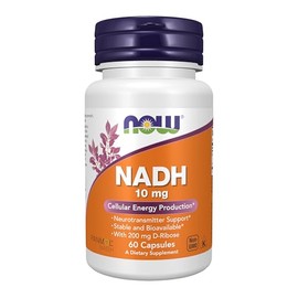 NOW NADH 10 mg,60 Veg Capsules