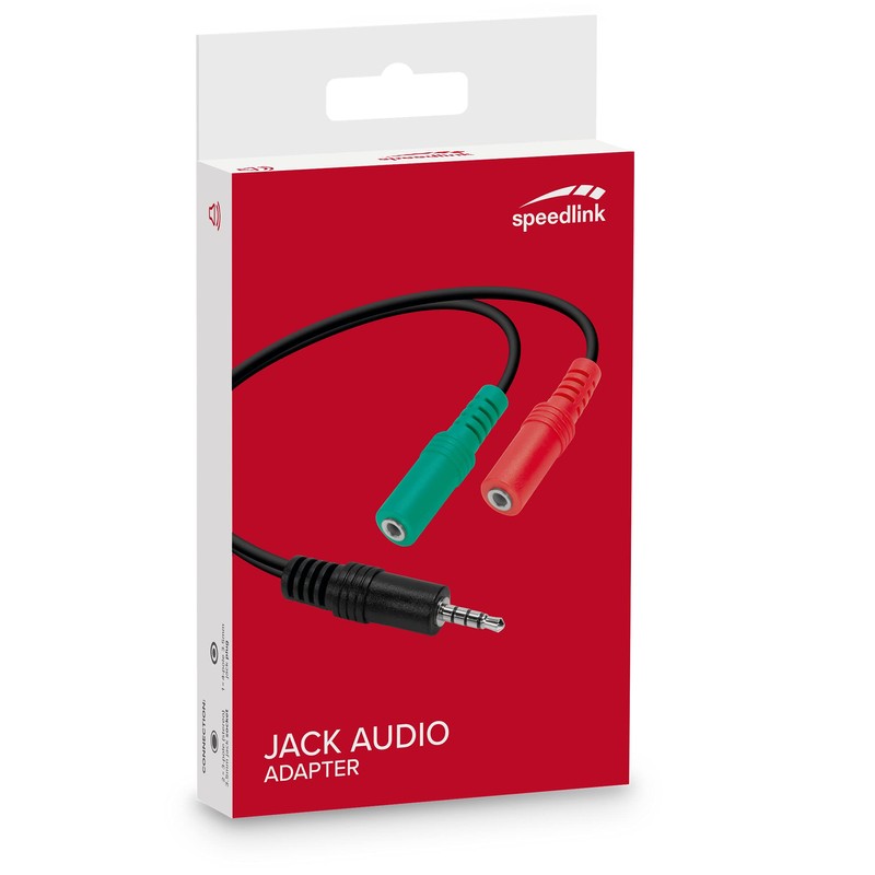 Speedlink Headset Adapter HQ 4-Pin 3.5 mm Jack Plug to
