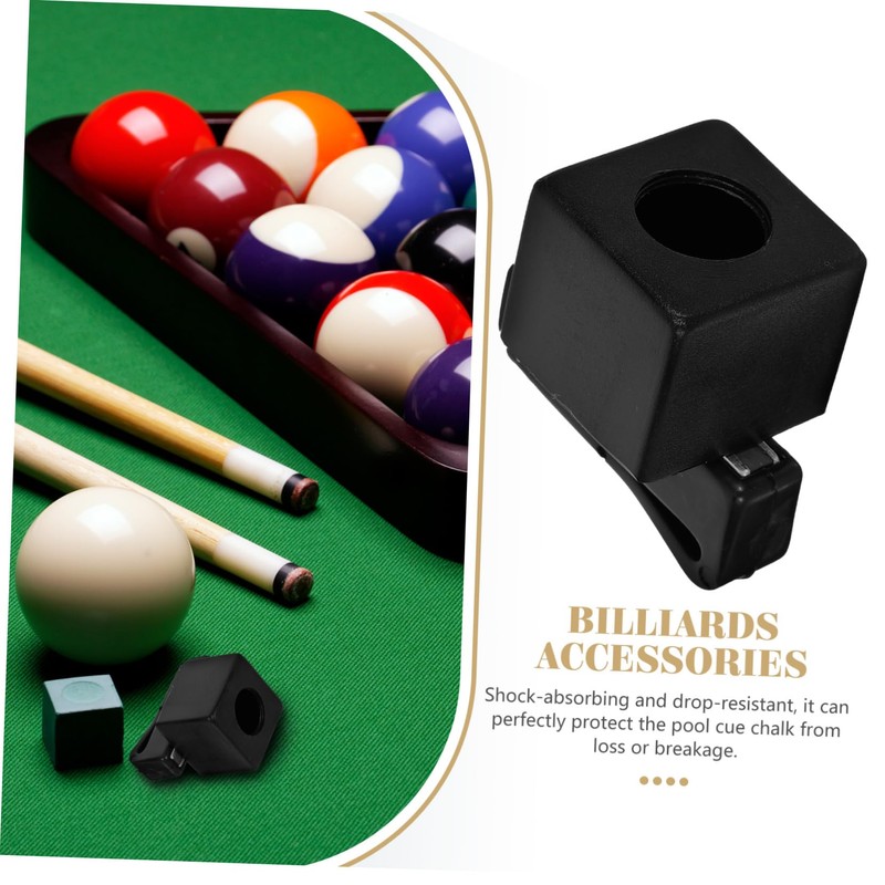 Mipcase 1 Pool Chalk Holder Clamp Portable Billiard Chalk Storage