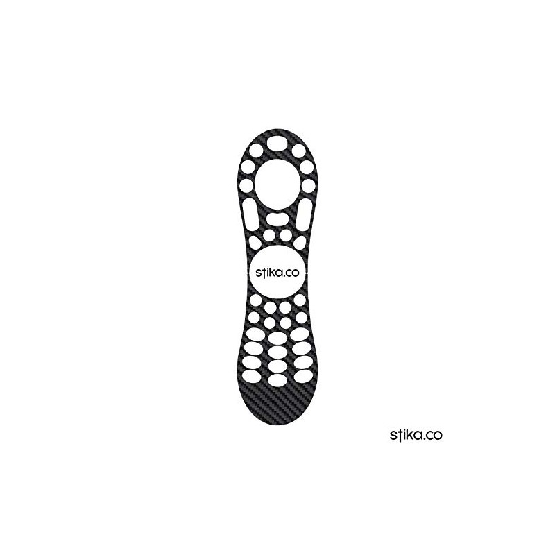 Black Carbon Fibre Vinyl Skin Sticker for Virgin Media TiVo