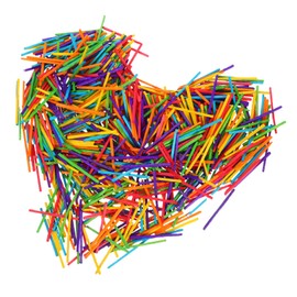 FUNOMOCYA 1000Pcs Tiny Wooden Sticks Unfinished Crafting Materials Safe DIY Match Stick Supplies for Creative Projects for Education Imaginative Play