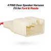 RED WOLF Car Door Speaker Wiring Harness Connector for 2011-2021