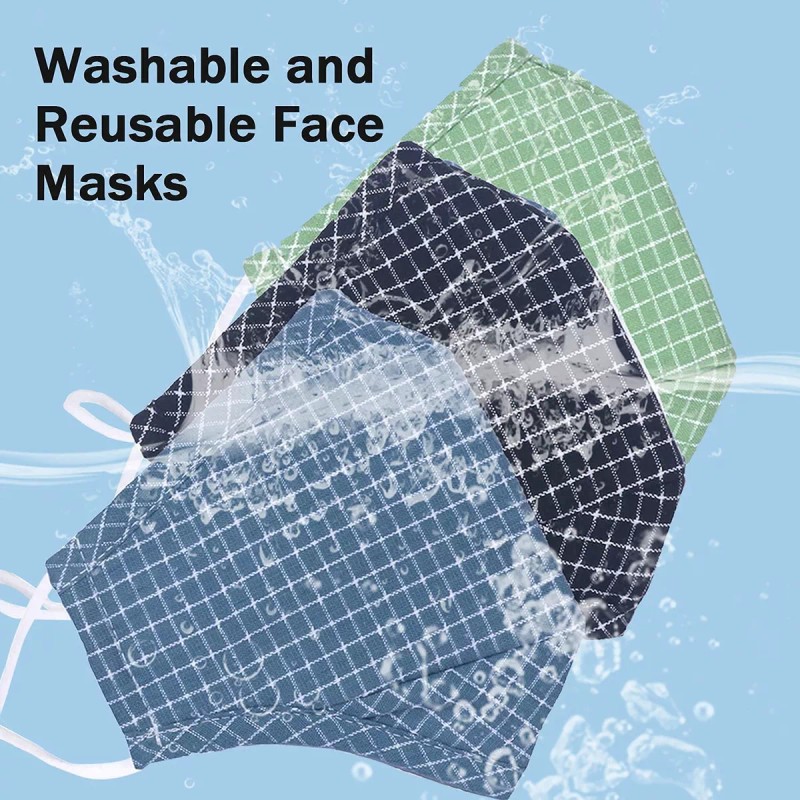 Ximbro Adults Face Mask With Adjustable Ear Loops, 3 Packs