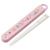 Skater ABS2AM Children's Chopsticks and Chopsticks Case Set, Unicorn, Made
