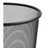 OSCO Black Wiremesh Waste Bin | Round | Height -