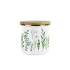 Green Leaves Decaf Coffee Storage Canister - Vibrant Foliage Kitchen