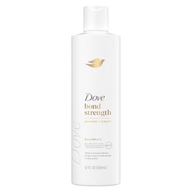 Dove- Champú Bond Strength para cabello dañado químicamente con tecnología Bio-Protein Care y complejo de péptidos