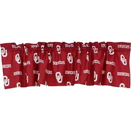 College Covers Oklahoma Sooners Printed Curtain Valance - 84" x 15"