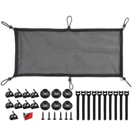 LongZYU Under Desk Cable Tray Flexible Cable Management Under Desk Black Finally Desk Cable Tidy Cable net with 6 holder 6 screws 10cable ties and 10 cable clips for Under Desk Cable Management