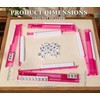 Plastic Mahjong Racks, 4 Pcs Pink Rack for American Mahjong