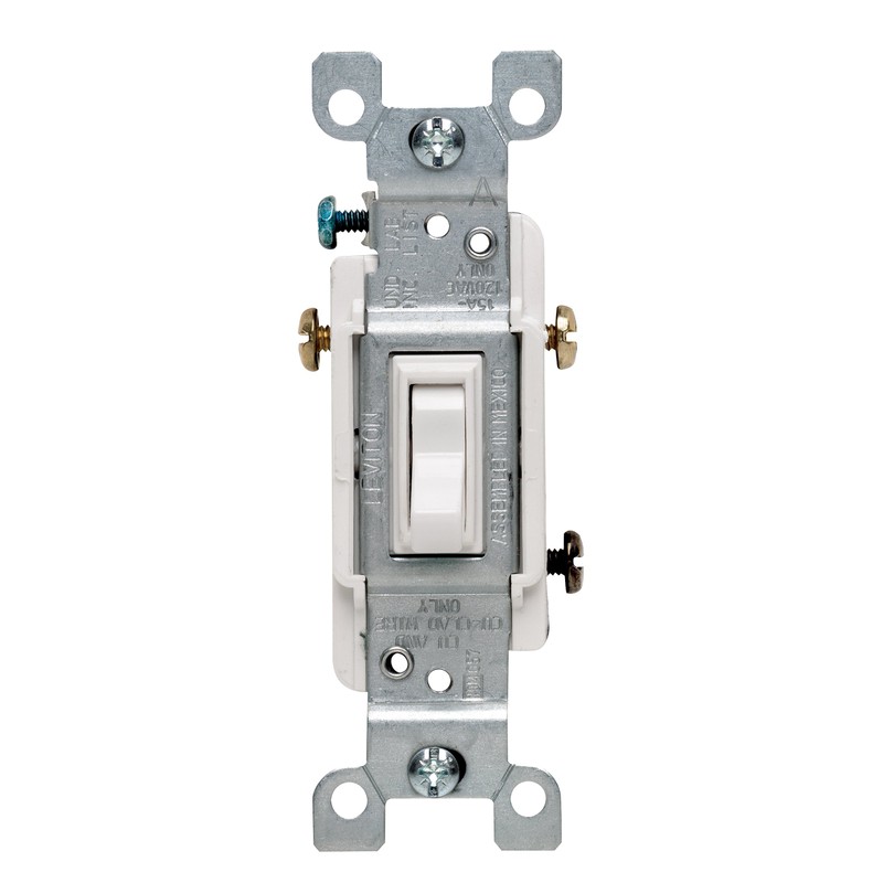 Leviton 15 Amp, 120 Volt, Toggle Framed 3-Way AC Quiet