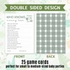 Guess Who Knows Mommy Cards, Locally Grown Baby Shower Game-B03