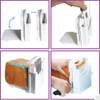 Bread Slicer Plastic Foldable Bread Slicer Compact Bread Slicing Guide