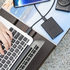 Transcend 960GB, External SSD, ESD230C, USB 3.1 Gen 2, Type C (TS960GESD230C)