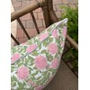 Jillien Harbor Floral Outdoor Pillow Cover, Water Resistant for Patio