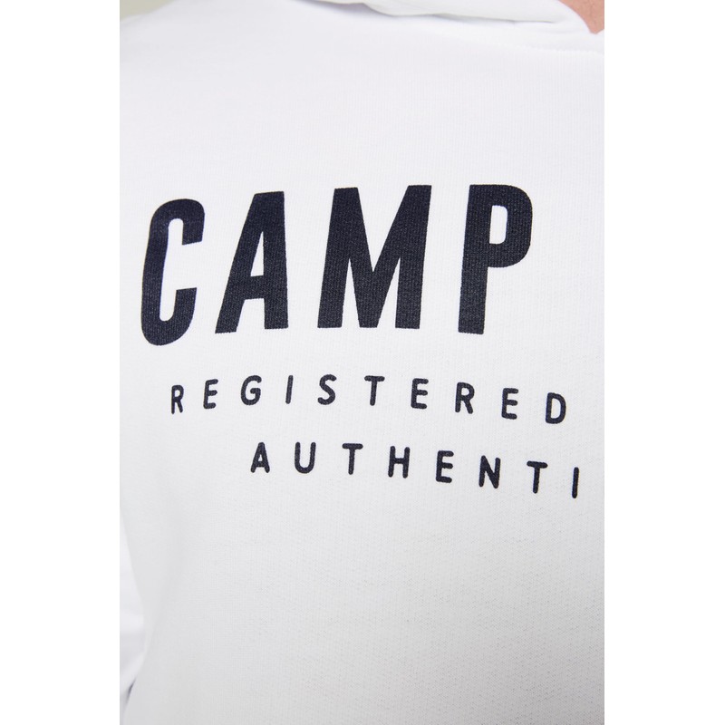 Camp David Men's Basic Hoodie with Logo Print Opticwhite M,