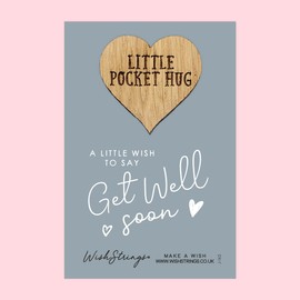 “Get Well Soon” Pocket Hug Keepsake Token | Thoughtful Gift for Recovery | Sympathy Gift | Thinking of You | Small Support Gift for Hospital Stay | Uplifting Keepsake for Loved Ones