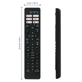 Remote Control Replacement for Panasonic TX-75LXX889 TX-50LXF887 TX-43LXN888 TX-65LXX889 TX-43LX TX-50LX TX-65LX TX-43LX800E TX-43LXF887 TX-43LXN888 8 TX-6 85LX810E TX-75LX800E TZZ00003864A