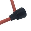 Ceiling Distributor Nipple Black 24 x 30 mm with Screw