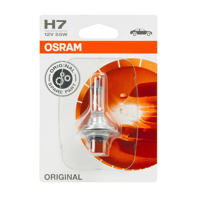 Osram 64210 H7 Halogen Headlight, 12 V, Original, White (White)