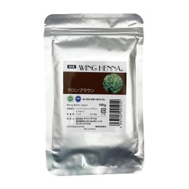 [Wingbell] Wing Henna Maroon Brown 100g Natural 100% Natural Henna without any other ingredients such as dye, no damage to the hair or body.For those who want less gray dyes, hair firmness and glossiness or those who are allergic to hair color