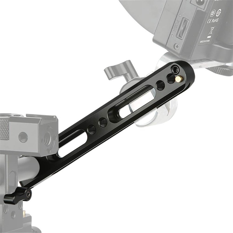 NICEYRIG 15mm Rod Clamp with Safety NATO Rail, Single Rod