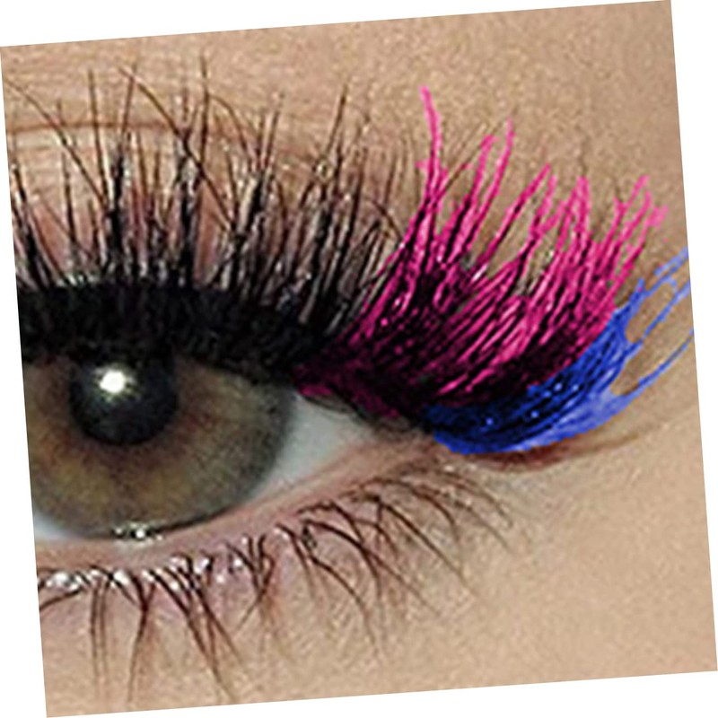 Baluue 7 Pairs Colored False Eyelashes Eyelash Stickers Fluffy False