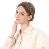 BOBIYA Messy Wide 2 Strands Synthetic Hair Braided Headband Plaited