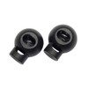 Pack of 10 Cord Locks, Cord Clamp, Black, Ideal for