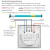 Smart WLAN Roller Shutter Switch with Percentage Adjustment, Fits 55