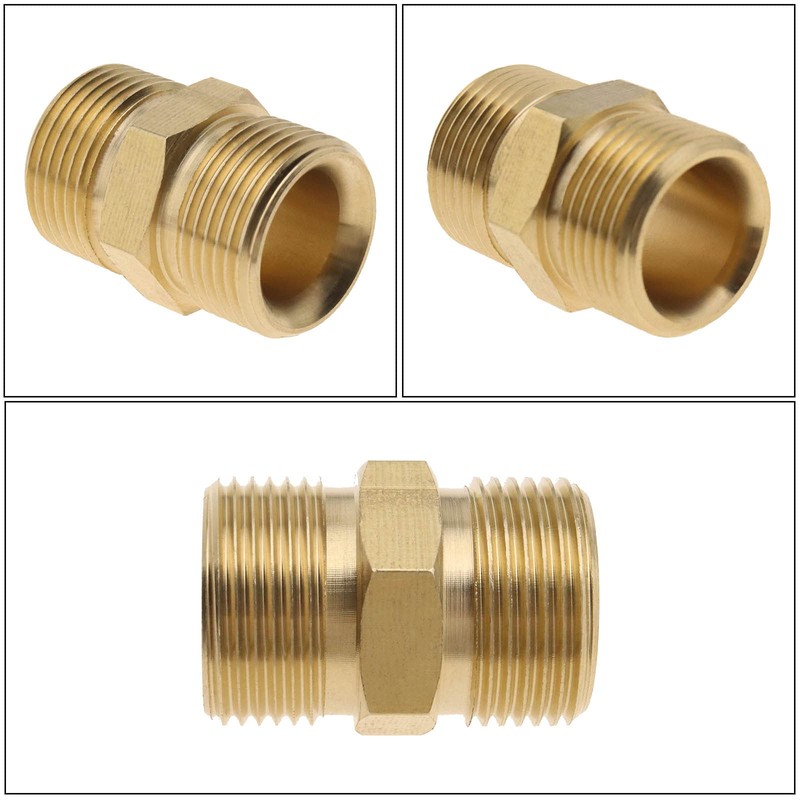 EMSea M22 15mm Male to M22 14mm Male Adapter Brass