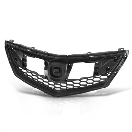 Factory Style Honeycomb Mesh Front Bumper Grille Grill Compatible with 16-18 Acura RDX,Matte Black