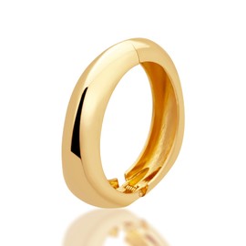 KOLODOGO Wide Cuff Chunky Gold Bracelets Open Cuff Bangles Wrist Cuff Bracelet for Women as Jewelry Gift