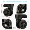 SOTHMALL Spinner Luggage Replacement Wheels Travel Suitcase Carry On Luggage