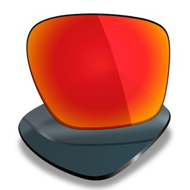 Mryok Polarized Replacement Lenses for Oakley Exchange Sun - Fire Red