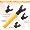 Hicarer Angle Grinder Nut Angle Grinder Wrench Kit 5/8"-11 Flange