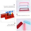 iplusmile 6pcs Test Tube Racks Holder for Laboratory Supplies Lightweight