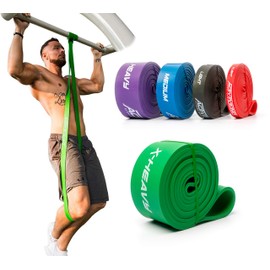 ActiveVikings® Pull-Up Fitness Bands Perfect for Muscle Building and Crossfit Freeletics, Calisthenics Fitness Band, Pull Up Bands, Resistance Bands, green